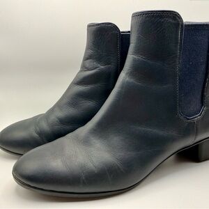 Camper Leather Chelsea Ankle Boots – EU 39 (US 8–8.5) – Navy/Charcoal